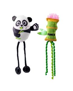 KONG Scrattles Panda Meerkleurig