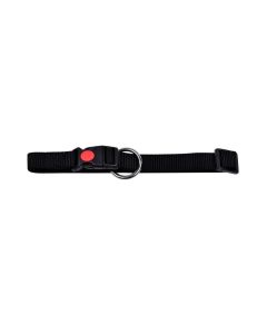 Topmast Hondenhalsband - Met Wienerlock Kliksluiting - Nylon - Zwart