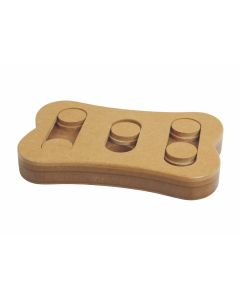 Topmast Honden Intelligentiespeelgoed Hout - 23 x 15 cm
