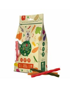 Garden Bites dental twisters Gemengde kleuren 13 cm - 15 gram - zak 270 stuks