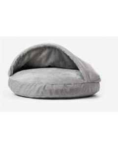 Topmast Dierenmand Cottage Large - Zacht Fleece - Grijs - 65 x 65 cm