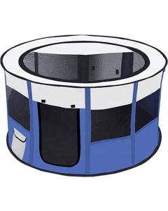 Topmast Nylon Puppyren - Rond - Opvouwbaar - Blauw