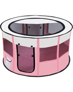 Topmast Nylon Puppyren - Rond - Opvouwbaar - Roze