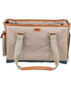 Draagtas Elisa  41 x 26 x 21 cm Zandkleur