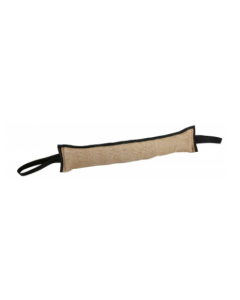 Trainingsdummie  jute bijtrol met handvat 60x12cm