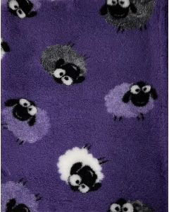 RESTANT Vet Bed - Woolly sheep paars - Antislip Hondenmat - 75 x 40 cm
