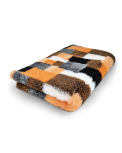 Vet Bed Patchwork Oranje Latex Anti Slip