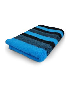 Vet Bed Stripes Blauw Zwart Latex Anti Slip