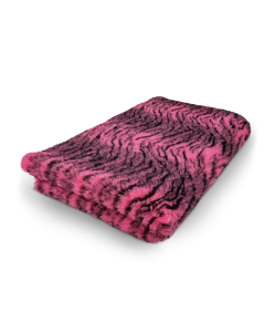 Vet Bed Tijgerprint - Fuchsia - Antislip Hondenmat
