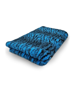 Vet Bed Tijgerprint - Blauw - Antislip Hondenmat