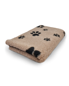 Vet Bed - Lichtbruin met Zwarte Pootjes - Antislip Hondenmat