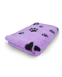 Vet Bed - Lila met Zwarte Pootjes - Antislip Hondenmat