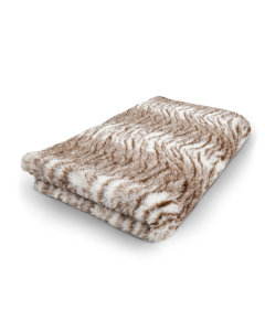 Vet Bed Tijgerprint Bruin Latex Anti-slip