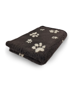 Vet Bed - Donkerbruin met Beige Pootjes - Antislip Hondenmat