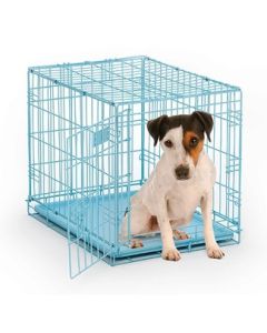 Topmast Hondenbench - Blauw | Metalen Lade
