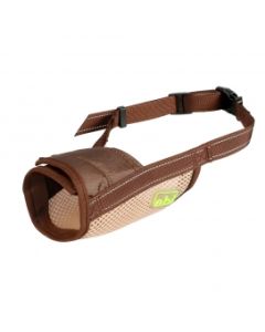 Muilband mesh Bruin S