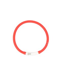 Flash Light Ring USB Silicone Rood
