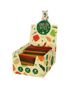 Garden Bites dental sticks - Gemengde kleuren - L - 16cm - 30g - display