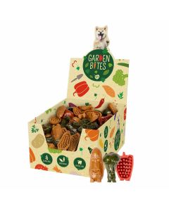 Garden Bites Veggie Friends - Gemengde kleuren - S - 6cm - 15g - display 180 stuks