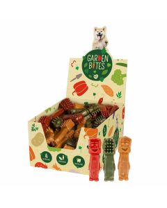 Garden Bites Toby Toothbrush - Gemengde kleuren - L - 10cm - 50g - display