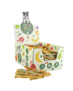 Garden Bites Fruity dental swirls - Gemengde kleuren - S - 13cm - 7,8g - display