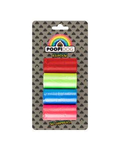 Poepzakjes Rainbow 4 Rol x 20 stuks