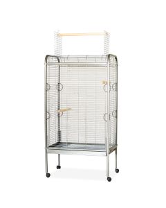 Papegaaienverblijf Hamer Ricky Zilver 56x85x160cm