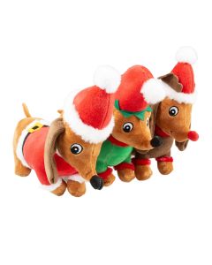 Xmas Pluche hond Gemengde kleuren
