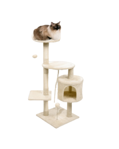 Topmast krabpaal Montreal - Beige - 40 x 40 x 112 cm