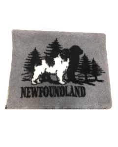 Vet Bed Xtra Soft - NEWFOUNDLANDER 3 kleur silhouet - latex anti-slip 