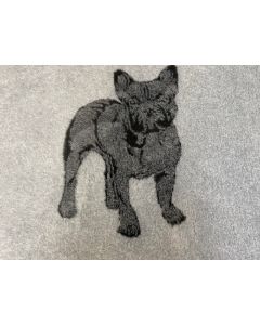 Vet Bed Franse Bulldog Zwart anti-slip