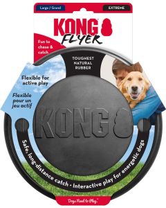 Kong Flyer Extreme - Hondenspeelgoed - 29,8 cm - Zwart