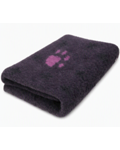 Vet Bed 3 Kleur Big Paw - Purple - Antislip Hondenmat