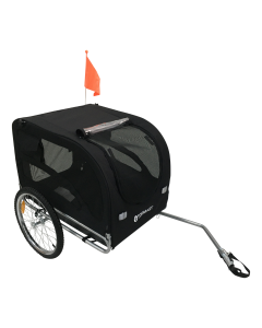 Topmast Hondenfietskar Classic - Opvouwbaar - Zwart - XL