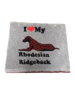 Vet Bed I Love My Rhodesian Ridgeback - Antislip Hondenmat