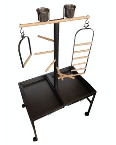Papegaaienstandaard PLAY - Black Silver