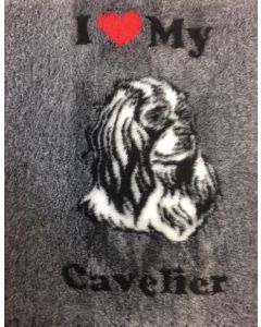 Vet Bed - I love my Cavelier King Charles Spaniel - anti-slip