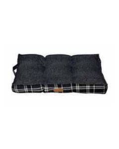 Topmast Derby Series Hondenkussen - Zwart - Large - 85 x 68 x 13 cm