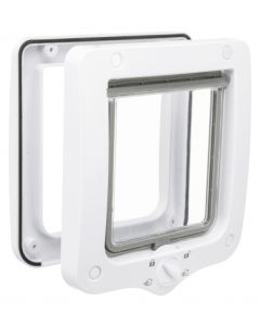 Kattenluik Classic 4 standen - Wit