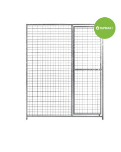 Gaaspanelen 184 cm - Maaswijdte 10x5 cm - Met deur