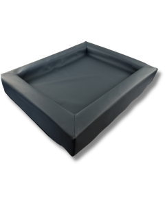 Topmast Hondenmand - Waterproof Loungebed - Leatherlook Antraciet