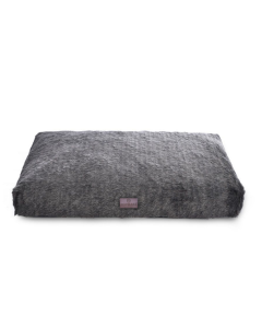 Topmast Hondenkussen - Langhaar Pluche - Zachte Vulling - 91 x 69 CM - Grijs