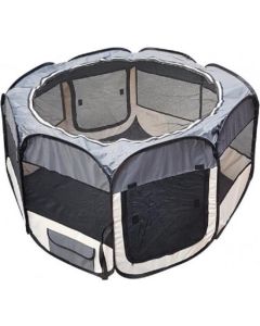 RETOUR - Topmast Nylon Puppyren - Grijs - 8 hoekig