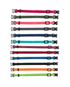 Puppyhalsbandjes 6 kleuren assorti.