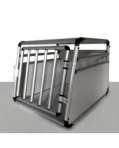 RETOUR - Topmast Autobench Aluminium - Ronde buizen - Lichtgrijs - Maat L - 82 x 61 x 62 CM