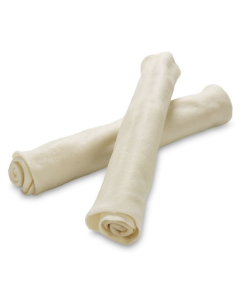 Kauwrol Buffelhuid Wit - 25 CM - Natuurlijke Rawhide Rolls