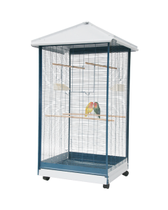 STRONG Vogelvoliere Kromsnavels Refugio - Antraciet - 66 x 59 x 146 cm