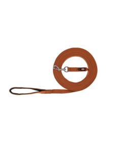 Trixie Hondenriem Sleeplijn Katoen Roest Bruin – 10 Mtr. X 2 Cm