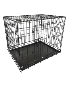 Topmast Hondenbench Premium - Black Silver Coating