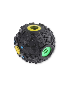Topmast Snackbal - Voerbal voor Honden - 9 CM - Zwart